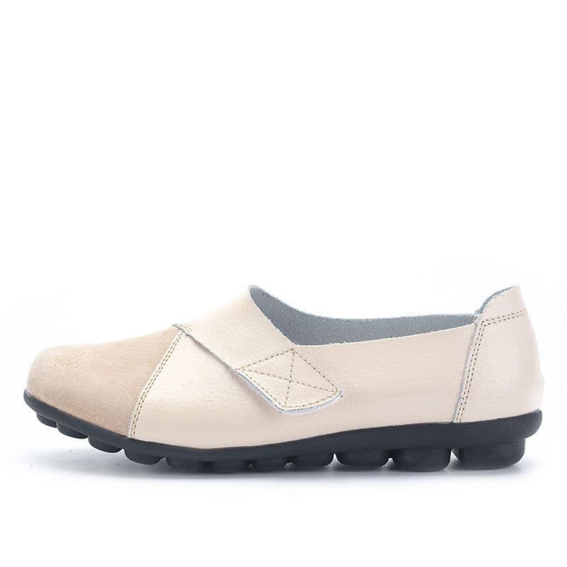 image-Cross-border 2019 factory direct sales large size women's shoes casual all-match women's singles shoes low top comfortable Velcro doudou shoes