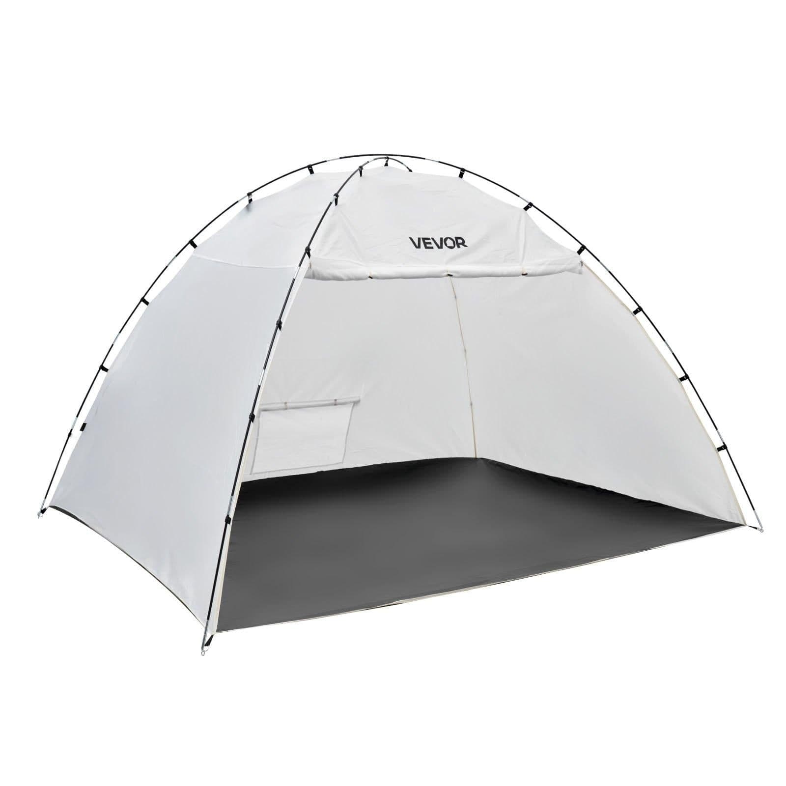 image-VEVOR Portable Paint Booth Tent, 115.35 x 90.55 x 74 inch Painting Tent Station, Spray Shelter with Built-in Floor & Mesh Screen, Large Space, Oxford Spray Painting Tents for Cupboard, Chairs, Tables