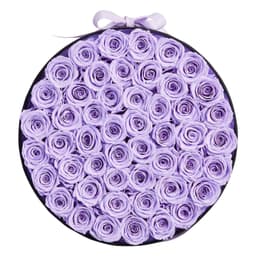 image-VEVOR Forever Flowers, 50 Preserved Roses in a Box, Eternal Flowers Immortal Bouquet Birthday Present for Women Her Wife Mothers, Anniversary, Valentine's Day,Christmas, Lavender Purple