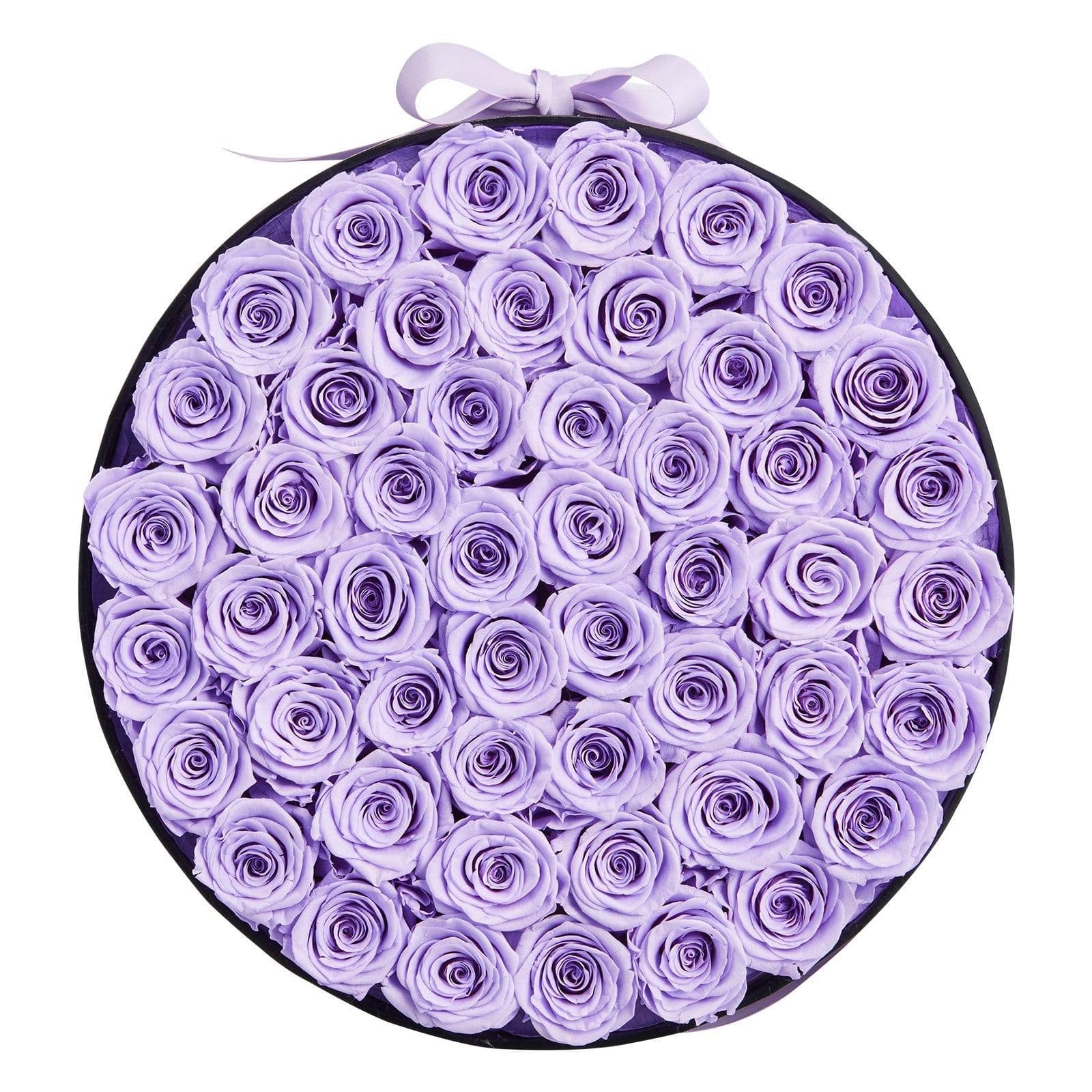 image-VEVOR Forever Flowers, 50 Preserved Roses in a Box, Eternal Flowers Immortal Bouquet Birthday Present for Women Her Wife Mothers, Anniversary, Valentine's Day,Christmas, Lavender Purple