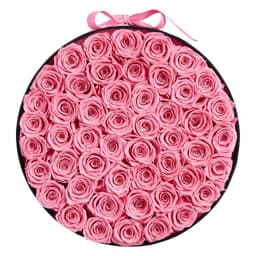 image-VEVOR Forever Flowers, 50 Preserved Roses in a Box, Eternal Flowers Immortal Bouquet Birthday Present for Delivery Prime Women Her Wife Mothers, Anniversary, Valentine's Day,Christmas, Sweet Pink
