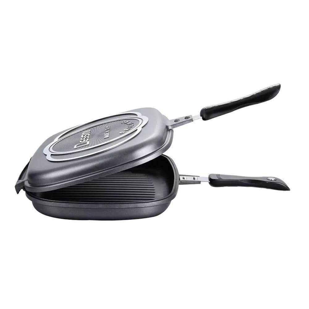 image-Double side frying pan non stick pan