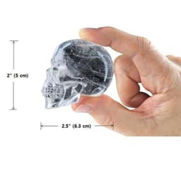 image-Creative 3D Skull Mold Ice Cube Tray Silicone Mold Soap Candle Moulds Sugar Craft Tools Bakeware Chocolate Moulds