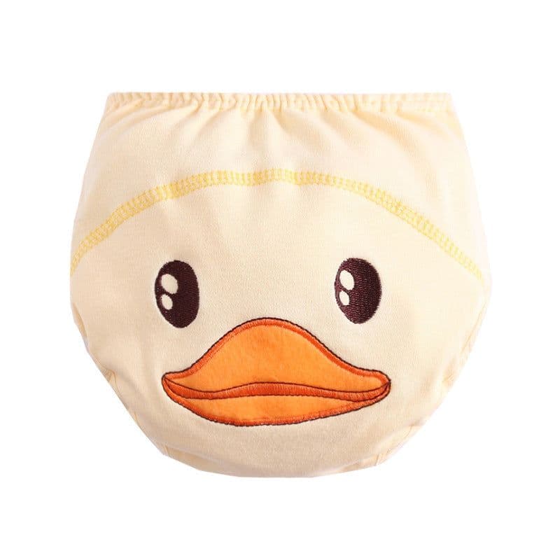 image-Cloth Diaper Pull-Up Pants - Cotton 1-3Y Goldfish