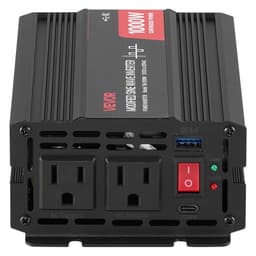 image-VEVOR 1000W Power Inverter 12V DC to 120V AC USB Type-C