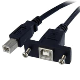 image-USB Cable Startech USBPNLBFBM1 USB B Black