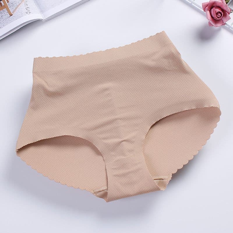 image-Women's Padded Hip Enhancer Panties - Seamless Black