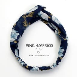 image-Korean spring and summer cross elastic headband chiffon silk headband ladies headband hair accessories sports face wash headwear wholesale