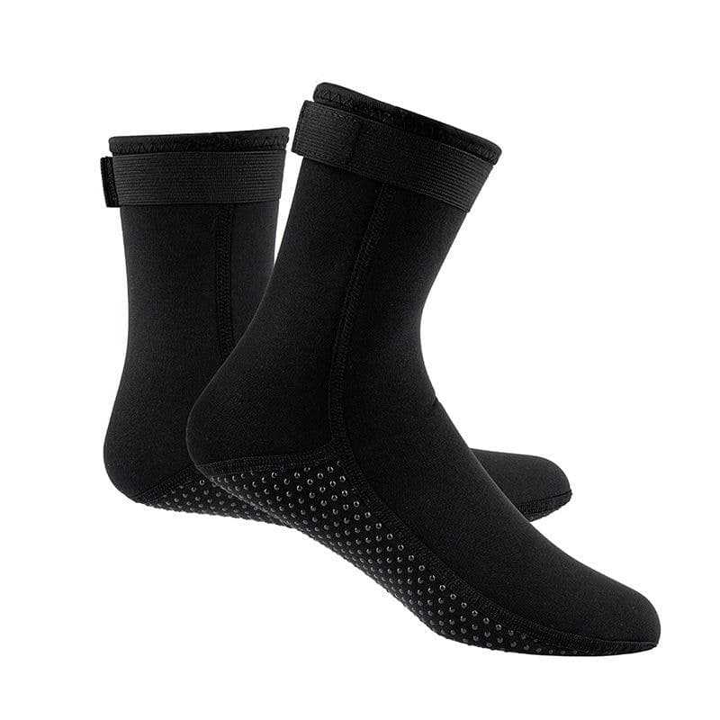 image-Neoprene Diving Socks 3mm - Adult Black