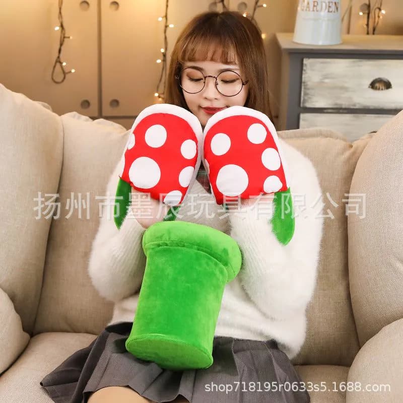 image-Mochen Toys Plush Toys Piranha Slippers Mario Cannibal Dolls Doll Storage Box Generation