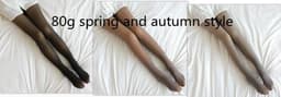 image-Translucent Fleece-Lined Plus Size Leggings - Warm Winter Tights Black, Coffee, Gray