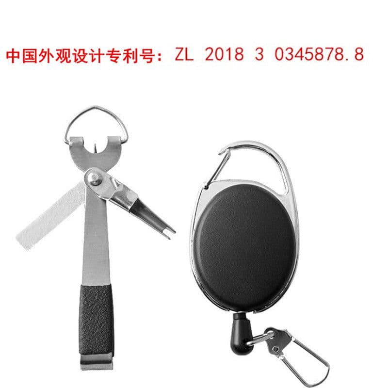 image-Outdoor Fishing Pliers - Stainless Steel Fishing Tools, 3-in-1 Line Scissors