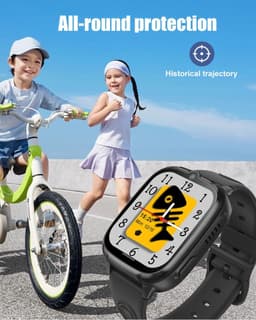image-4G Kids Smartwatch D53 GPS Locator Tracker Video Call Smart Watch for