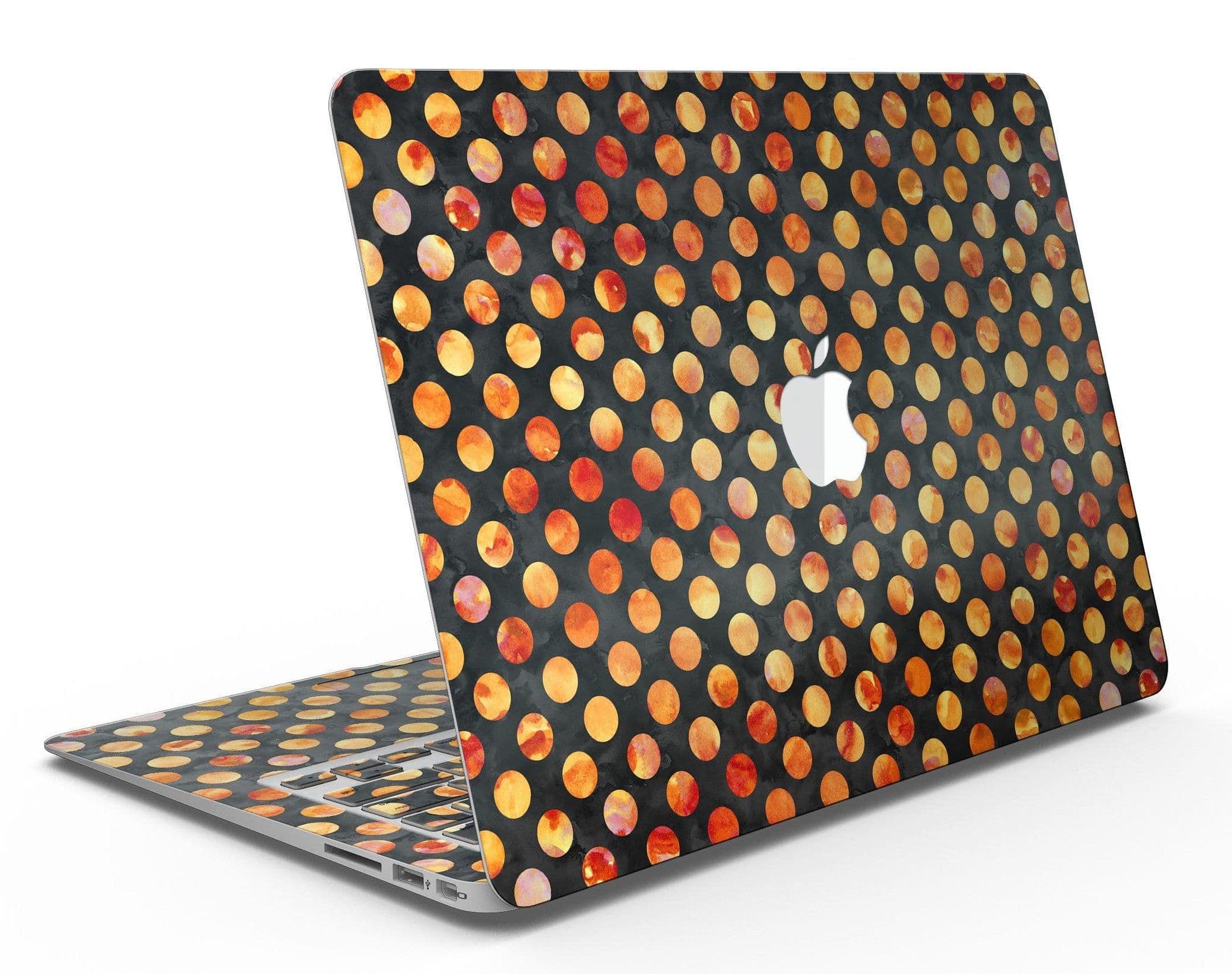 image-Halloween Watercolor Dots - MacBook Air Skin Kit
