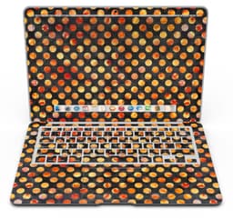 image-Halloween Watercolor Dots - MacBook Air Skin Kit