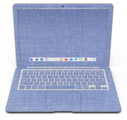 image-Blue Jean Overall Pattern - MacBook Air Skin Kit