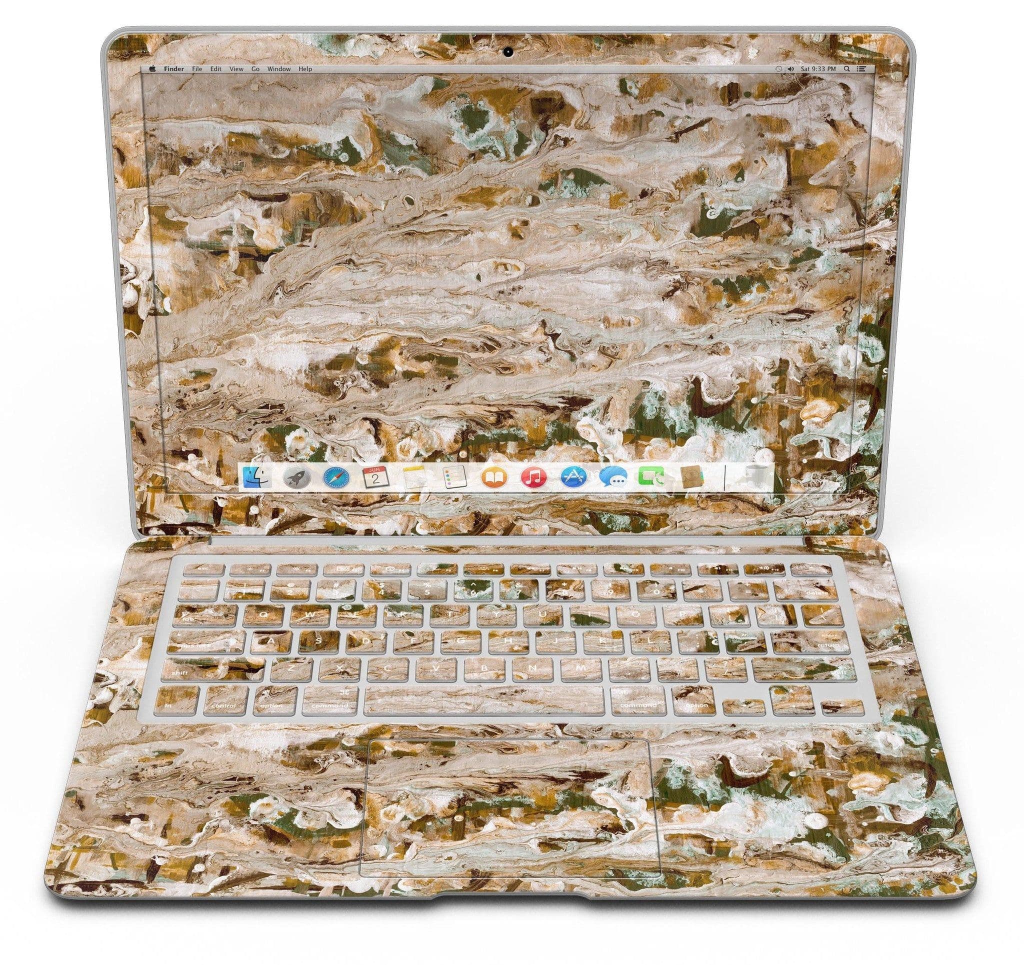 image-Abstract Wet Paint Vintage - MacBook Air Skin Kit