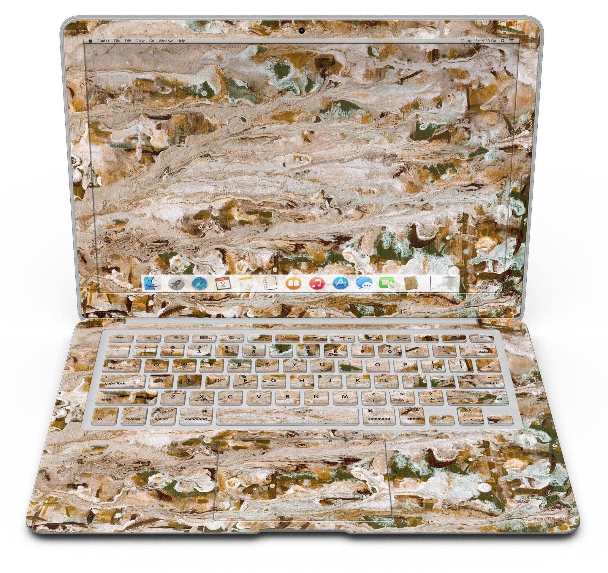 image-Abstract Wet Paint Vintage - MacBook Air Skin Kit