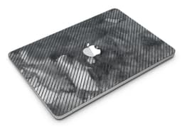image-Gray Watercolor Stripes - MacBook Air Skin Kit