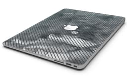 image-Gray Watercolor Stripes - MacBook Air Skin Kit
