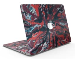 image-Abstract Wet Paint Red v95 - MacBook Air Skin Kit