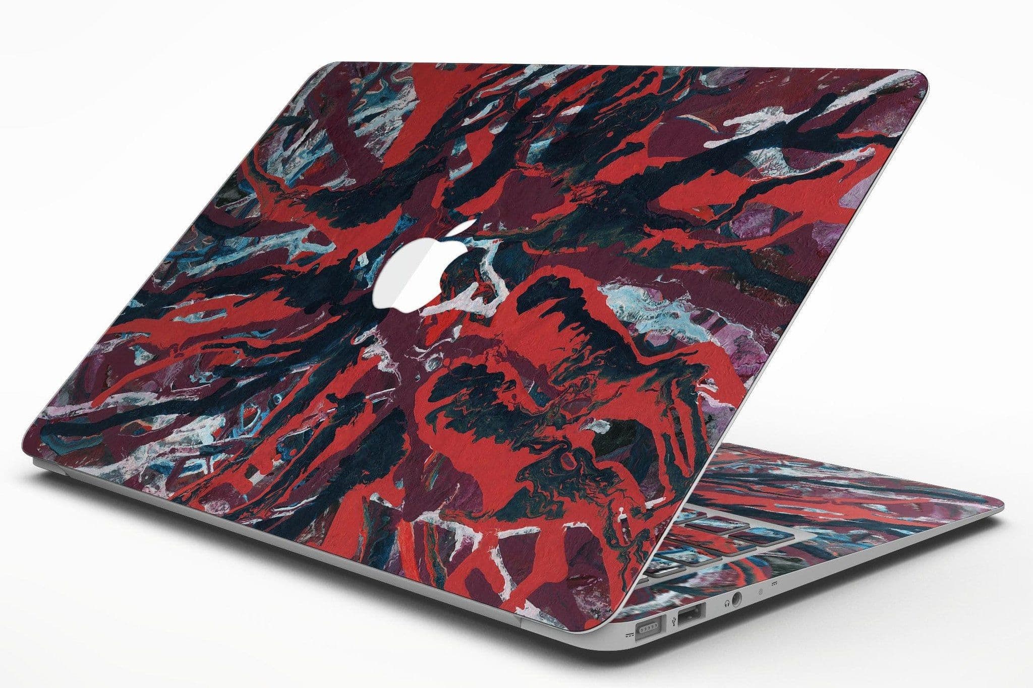 image-Abstract Wet Paint Red v95 - MacBook Air Skin Kit