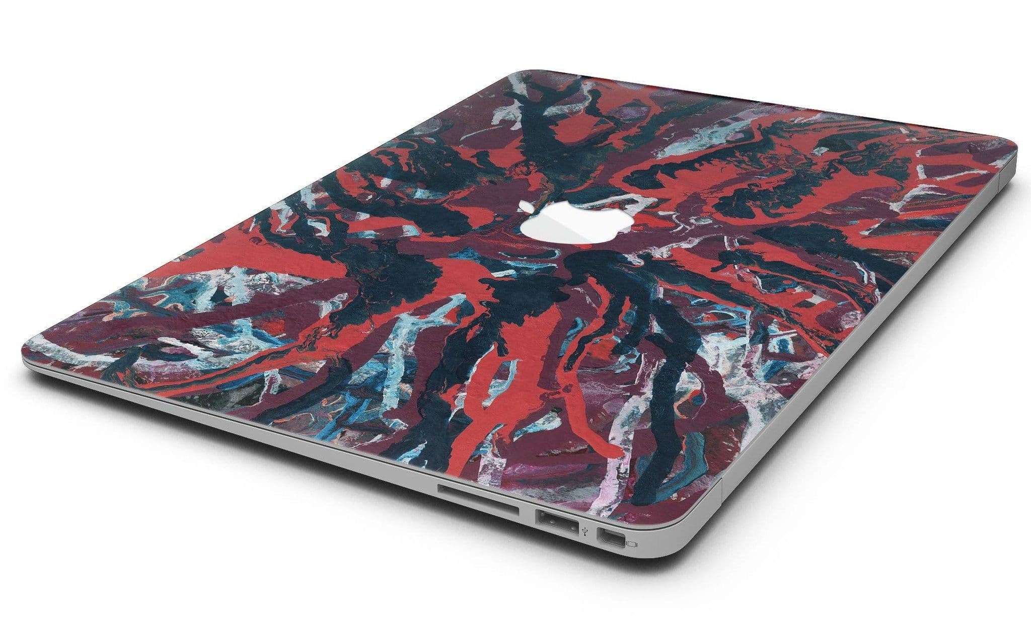 image-Abstract Wet Paint Red v95 - MacBook Air Skin Kit