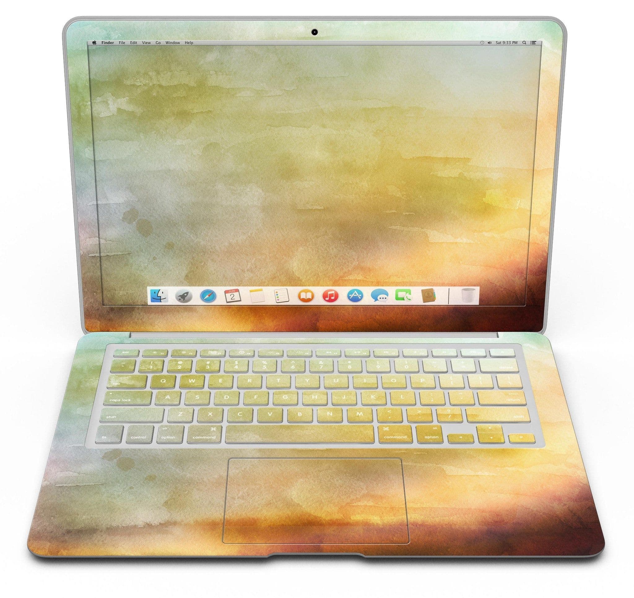 image-Blotted 672534 Absorbed Watercolor Texture - MacBook Air Skin Kit