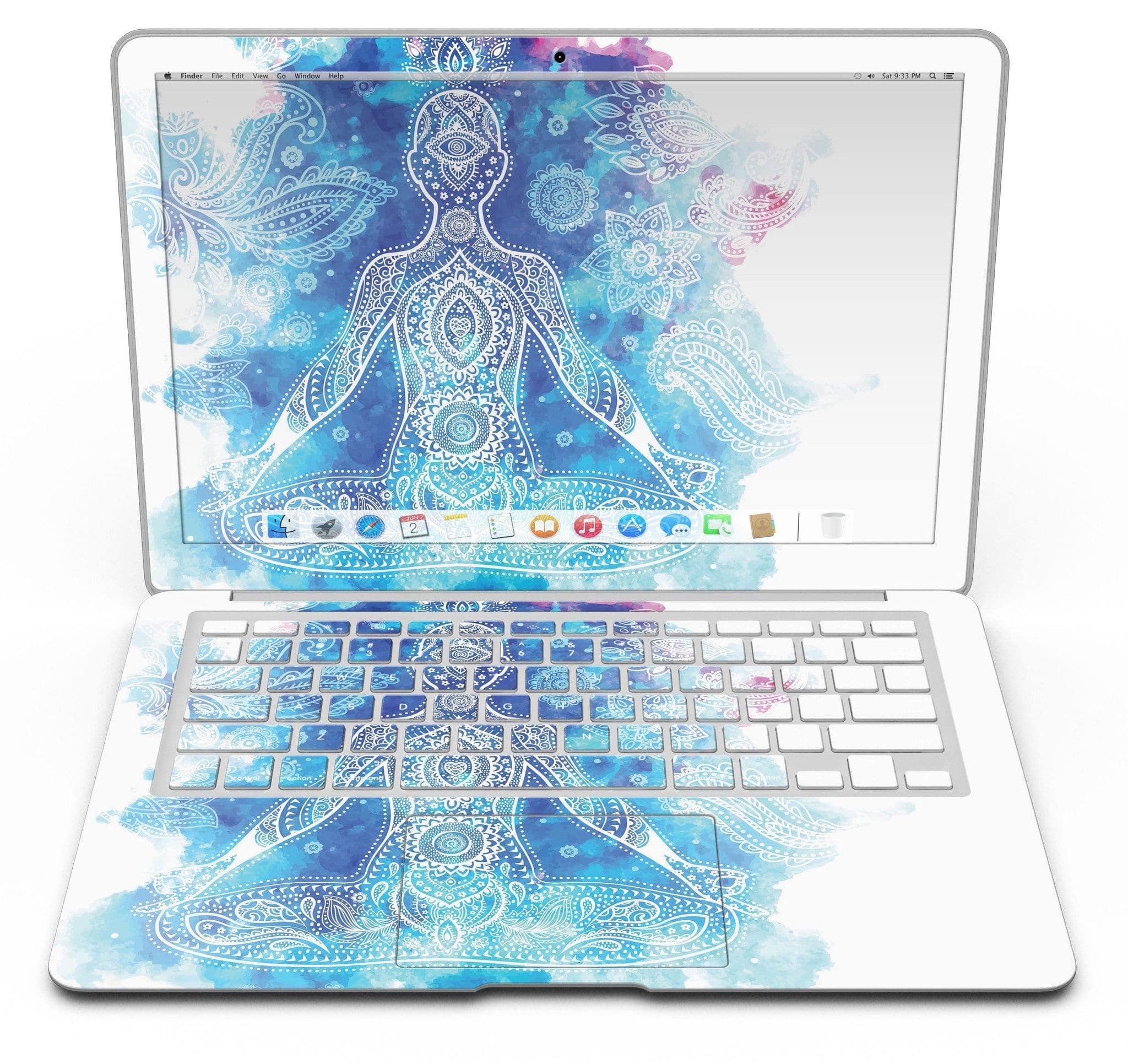image-Bright Oil Yoga Mood - MacBook Air Skin Kit
