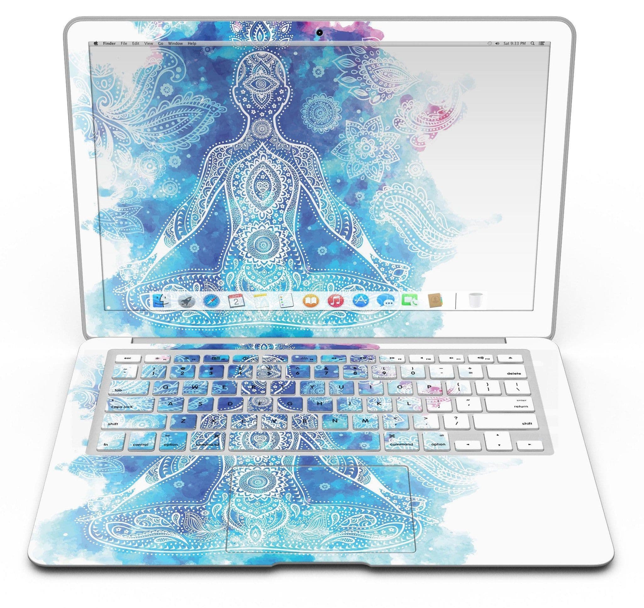 image-Bright Oil Yoga Mood - MacBook Air Skin Kit