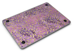 image-Daisy Pedals Over Purple Cloud Mix - MacBook Air Skin Kit
