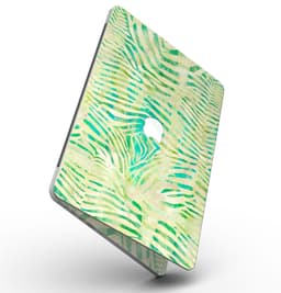 image-Green Watercolor Zebra Pattern - MacBook Pro with Retina Display