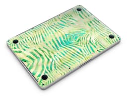 image-Green Watercolor Zebra Pattern - MacBook Pro with Retina Display