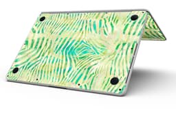 image-Green Watercolor Zebra Pattern - MacBook Pro with Retina Display
