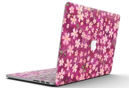 image-Flowers with Stems over Wine Watercolor - MacBook Pro with Retina