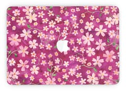 image-Flowers with Stems over Wine Watercolor - MacBook Pro with Retina