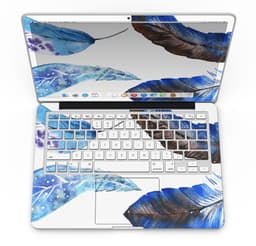 image-Azul Watercolor Feathers - MacBook Pro with Retina Display