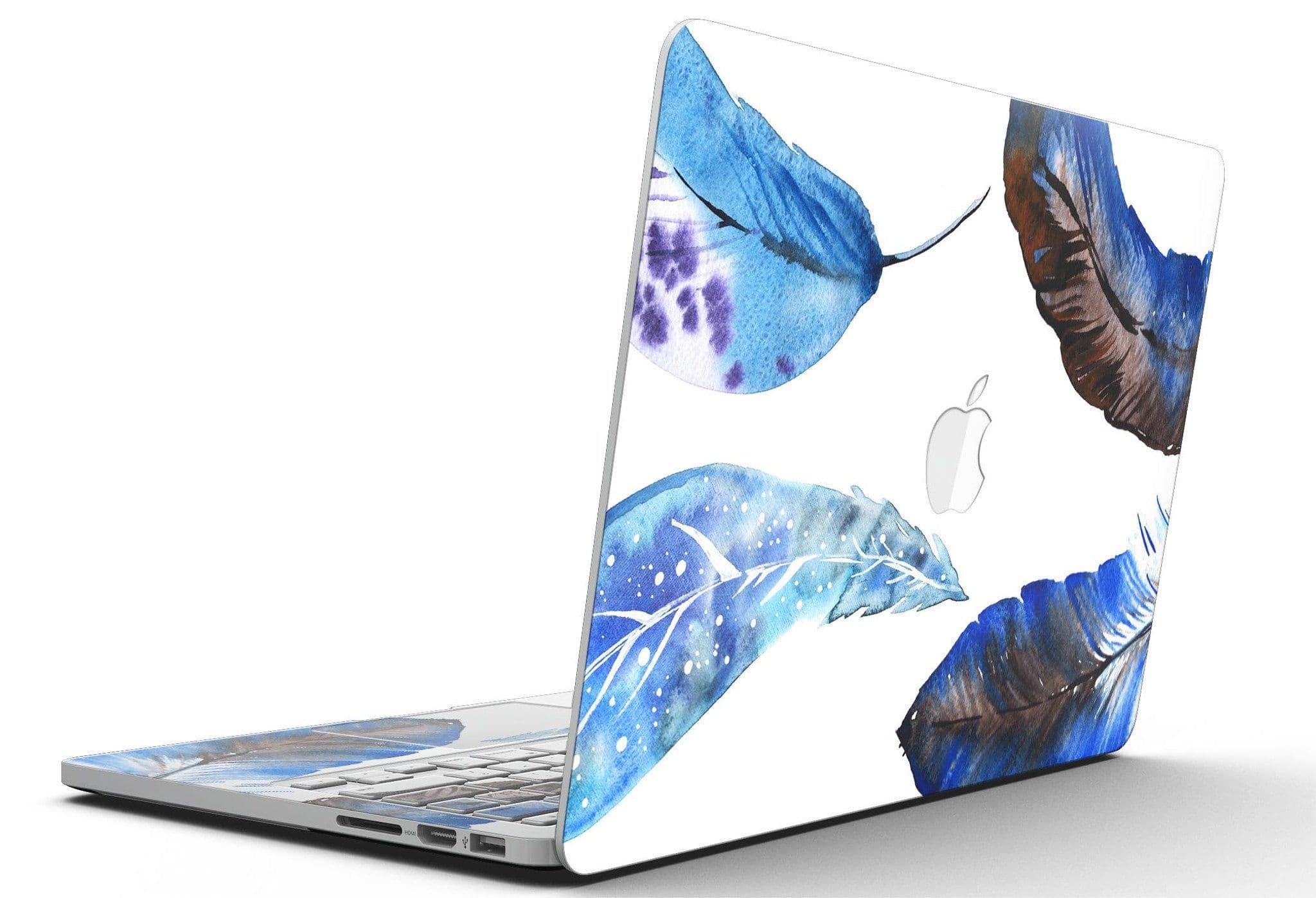 image-Azul Watercolor Feathers - MacBook Pro with Retina Display