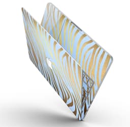 image-Gold Flaked Animal blue Zebra 2 - MacBook Pro with Retina Display