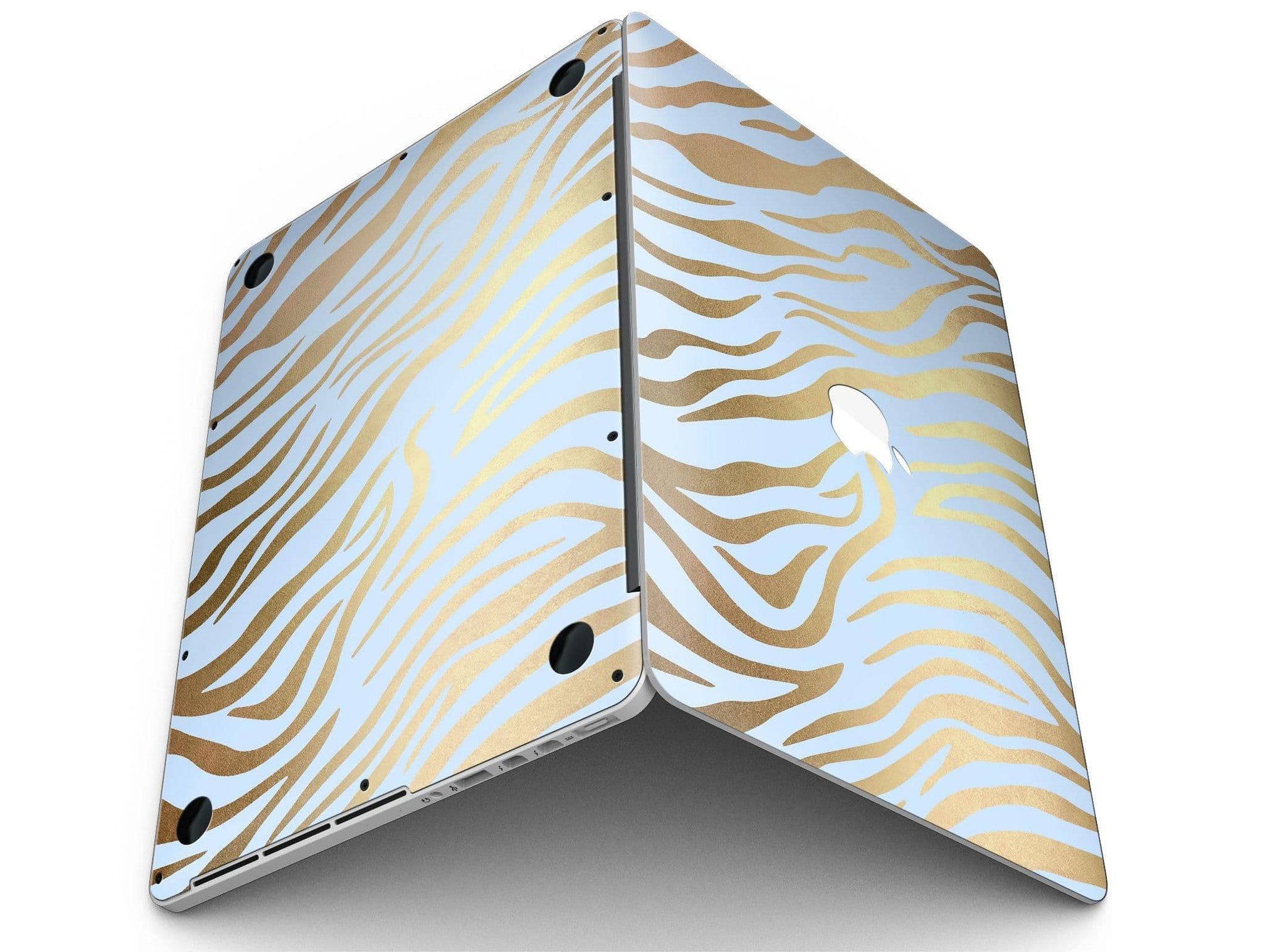 image-Gold Flaked Animal blue Zebra 2 - MacBook Pro with Retina Display