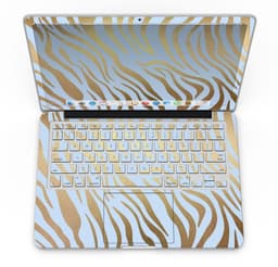image-Gold Flaked Animal blue Zebra 2 - MacBook Pro with Retina Display