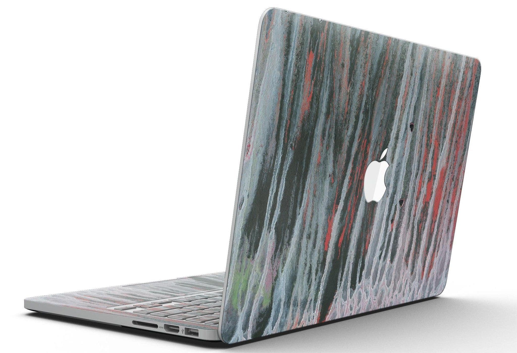 image-Abstract Wet Paint Smoke Red - MacBook Pro with Retina Display