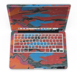 image-Abstract Wet Paint Retro V4 - MacBook Pro with Retina Display