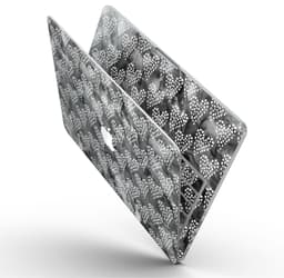 image-Black and White Watercolor Hearts - MacBook Pro with Retina Display