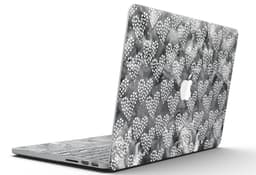 image-Black and White Watercolor Hearts - MacBook Pro with Retina Display