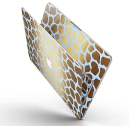 image-Gold Flaked Animal Light Blue 3 - MacBook Pro with Retina Display