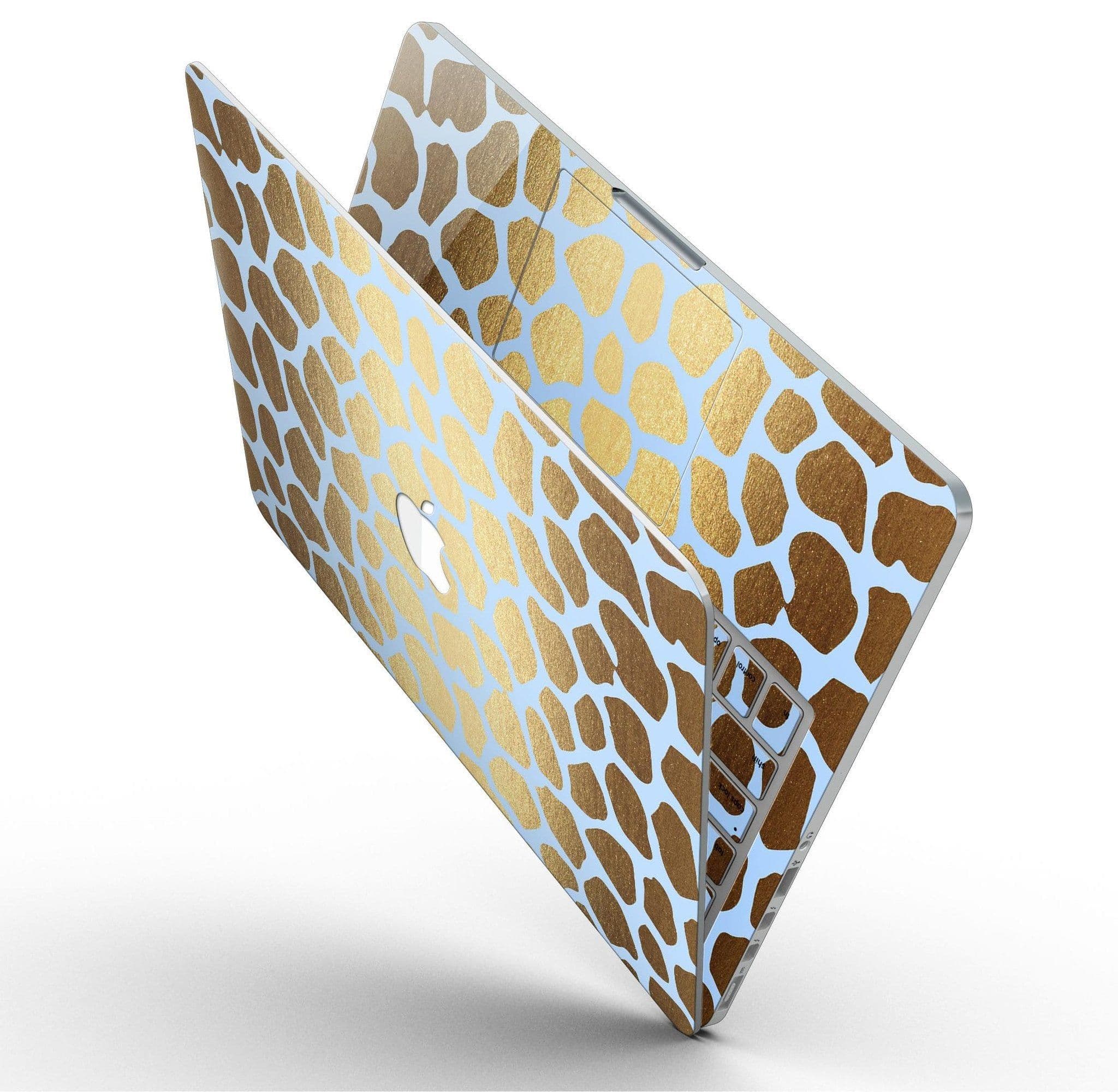 image-Gold Flaked Animal Light Blue 3 - MacBook Pro with Retina Display