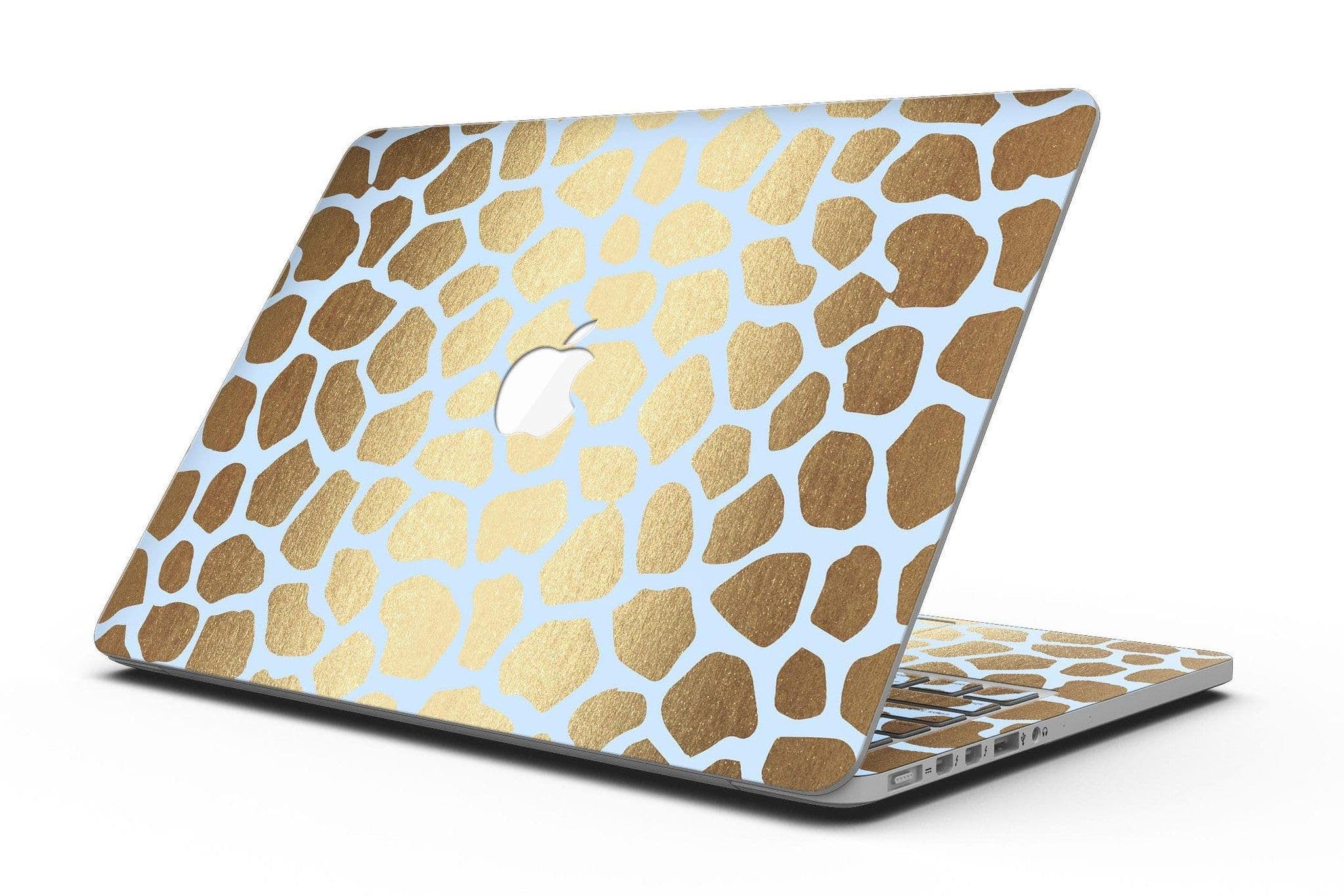 image-Gold Flaked Animal Light Blue 3 - MacBook Pro with Retina Display