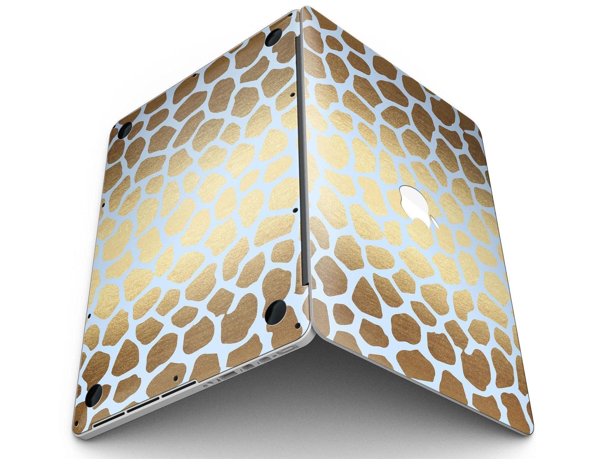 image-Gold Flaked Animal Light Blue 3 - MacBook Pro with Retina Display