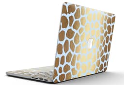 image-Gold Flaked Animal Light Blue 3 - MacBook Pro with Retina Display